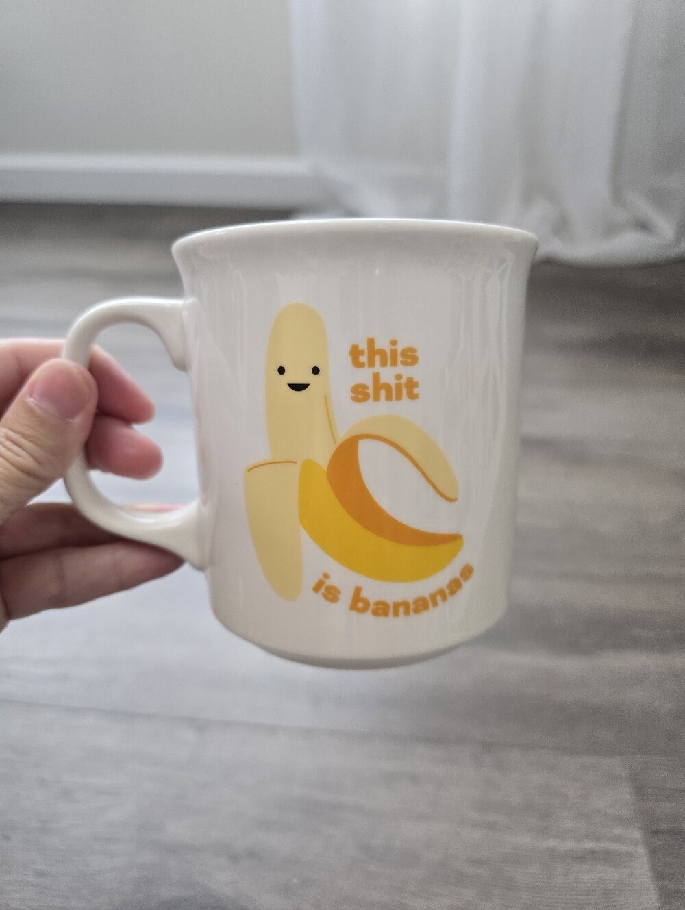 Fred Say Anything Genuine Ceramic Coffee Mug This Shit Is Bananas *Out Of Stock*